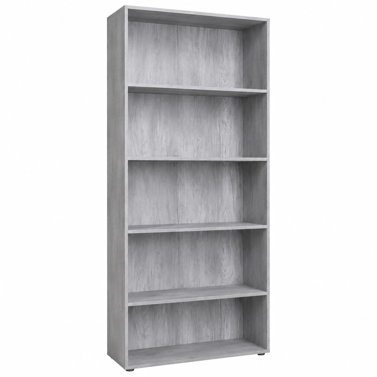 Libreria Moderna FLOW con Ripiani Regolabili, 200 cm, Grigio Cemento