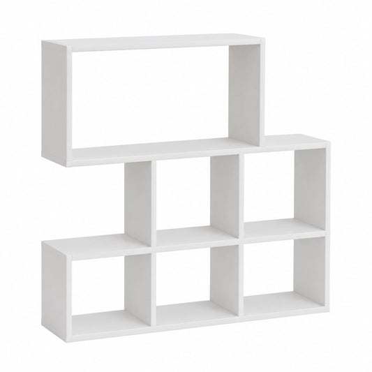 Scaffale Libreria Moderna Bifacciale in Legno per Ufficio e Casa