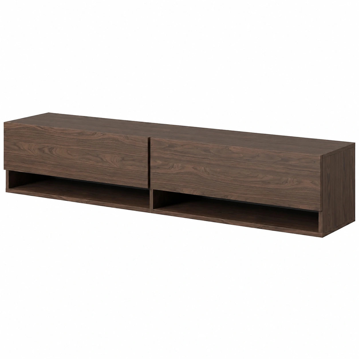 Selsey Mobile Porta TV con Ante e Cassetti, Design Moderno, 200 cm, Colore Noce
