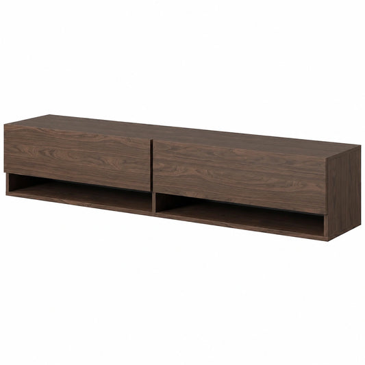 Selsey Mobile Porta TV con Ante e Cassetti, Design Moderno, 200 cm, Colore Noce