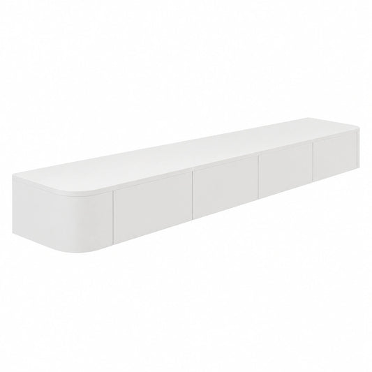 Mobile TV Sospeso Design Moderno per Soggiorno o Camera da Letto, 120-240cm (160cm Variabile)