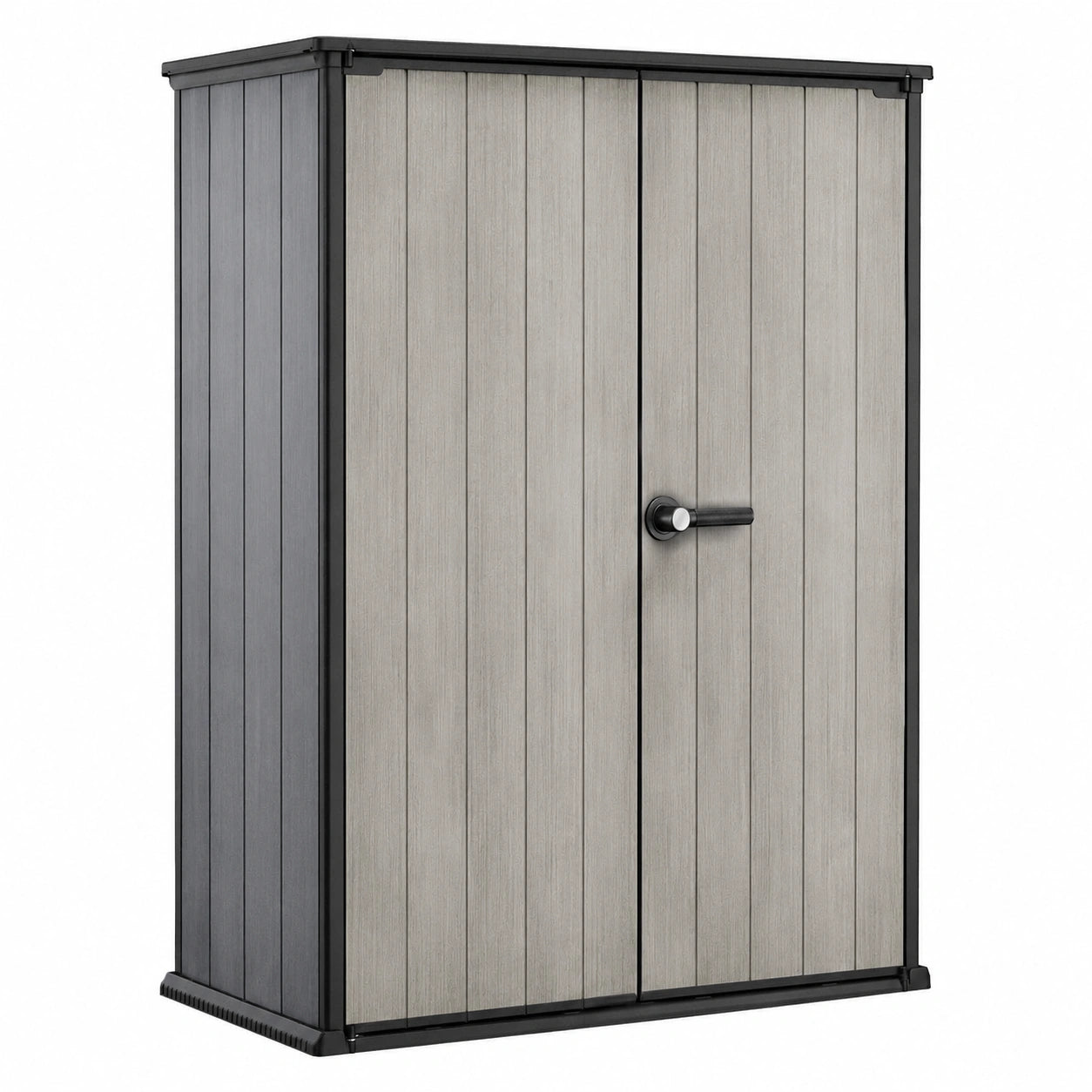 Casetta da Giardino Keter Duotech Alta Qualità per Attrezzi, Colore Grigio, Dimensioni 170.4x140x73.6 cm
